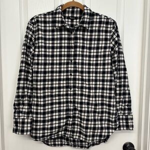 Black White Plaid Button Down Shirt | Madewell M